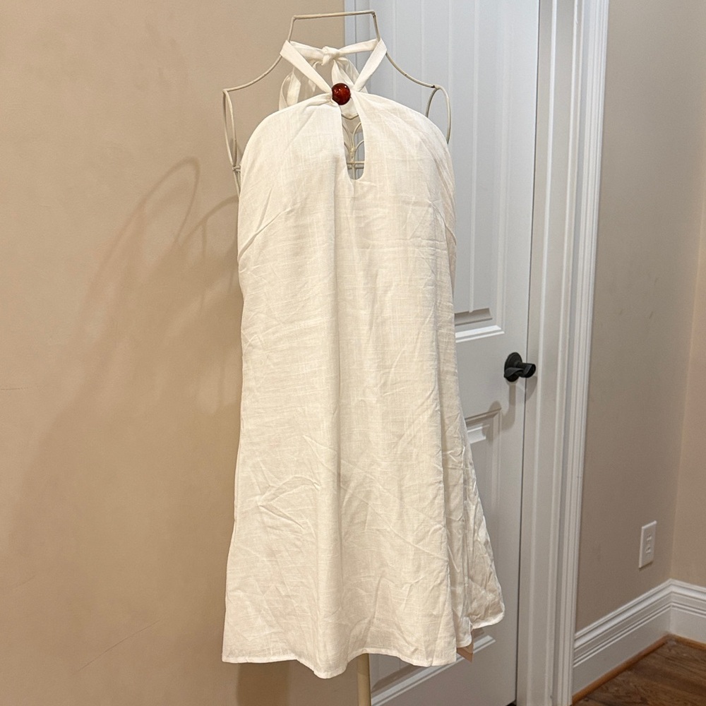 SHEIN Halter Backless Dress